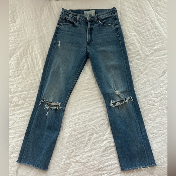 Mother High Waisted Rider Ankle Jeans - Picture 2 of 10